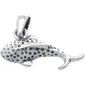 MOOYE ® - Collectie Zilveren Walvishaai kettinghanger