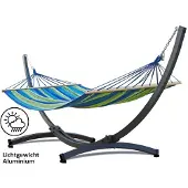 Potenza Prime- hangmat met standaard 2 -persoons - aluminium – Grafiet