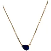 Faina Ketting navy / rose-goud