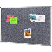 Ivol Prikbord vilt 100x200 cm - Grijs