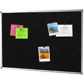 Ivol Prikbord vilt 100x200 cm - Donker antraciet