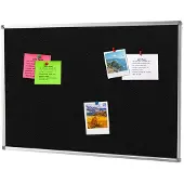Ivol Prikbord vilt 60x90 cm - Donker antraciet