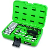Toptul Dopsleutelset 1/4 24 stuks