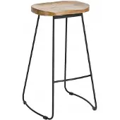 Intesi Cazas Barkruk - Stijlvol & Comfortabel met Houten Zitting