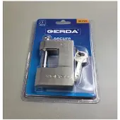 Gerda Secure KSWT T80 Hangslot - Messing & Gehard Staal