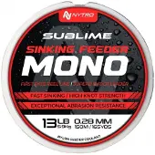 Nytro Sublime Sinking Feeder Mono 300m - Maat : 0.18mm