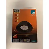 Eglo Tedo LED inbouwspot ⌀8cm dimbaar zwart aluminium