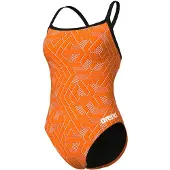 Arena | Escape Swimsuit | Challenge Back | Black / Orange