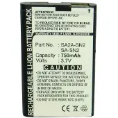 123accu Sagem SA-SN2 / SA2A-SN2 accu (750 mAh, huismerk)