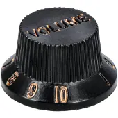 Fazley Gitaar potmeterknop - 10635 - Zwart