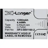 123accu Socketmobile XP3-0001100-2 accu (1200 mAh, huismerk)