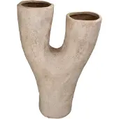 HD Collection Vaas Terracotta Ivoor 31x15x48.5cm