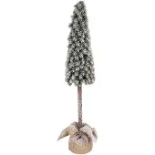 Clayre & Eef Mini Kunstkerstboom Ø 18x78 cm Groen Kunststof
