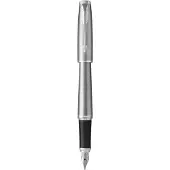 Parker Urban vulpen | Metro Metallic | Medium penpunt met blauwe inkt | Geschenkdoos | Geschenkdoos
