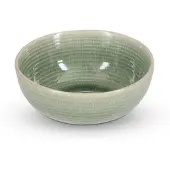 Salt & pepper Kom Cameo Green / Dark Brown 16,5 cm (Set van 4)