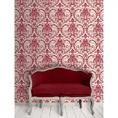 Rasch Rood barok vinyl behang 575016