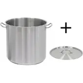 Stalgast Professionele RVS Soeppan 450mm, 71.6L met Deksel