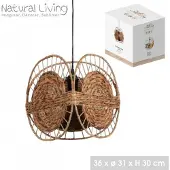 Urban Living "NATURAL LIVING" Hanglamp Lisa Klein van Waterhyacint 36x31xH30cm