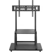 Art S-13 TV-wagen met wielen, 100", 150 kg, zwart