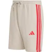 Adidas M 3S FT heren sportshort beige rood maat S