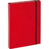 Pagna chemise ? ?lastiques basic colours, fomat a4, rouge 21309-03