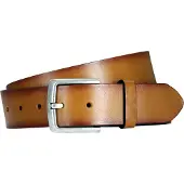 Lindenmann leren heren riem - cognac