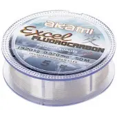 Akami Excel Flurocarbon 50 M Transparant 0.405 mm