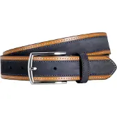 Lindenmann leren heren riem - cognac