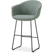 Nolon Nino-Otis barkruk saliegroen - zwart onderstel - 75 cm