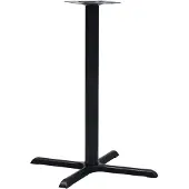 vidaXL Bistrotafelpoot 76x76x107 cm gietijzer zwart