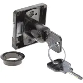 Starx Opzet Cilinderslot compleet voor Kasten 20 mm zwart