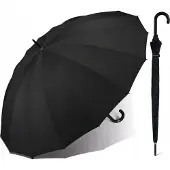 Happy Rain Paraplu Happy Rain Golf 75/16 Black