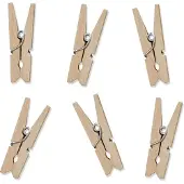Party Deco Partydeco - Knijpers naturel (10st)