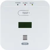 ABUS COWM510 Koolmonoxidemelder werkt op batterijen Detectie van Koolmonoxide