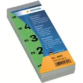 Herma Nummer blok zelfklevend 1-500 groen 28x56 mm