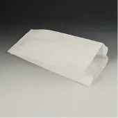 Papstar Geplooide zakken , papier & cellulose draad, wit, vulcapaciteit 2 kg, 350 x 130 x 70 mm, 1000 st.