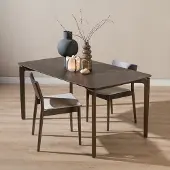 Bronx Scandinavische eettafel Cala walnoot 240 x 100 cm