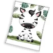 Control Fleece Deken Zebra - 110 x 140 cm - Polyester