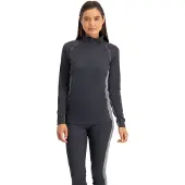 Nomad Zip-Neck Thermoshirt Dames | Grijs | M