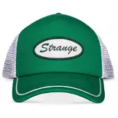 Wrangler Stranger things - Felt Patch Trucker pet - Wit/Groen