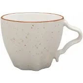 Lubiana Stone Age Mokkakopjes Set 6x 250ml Beige Porselein