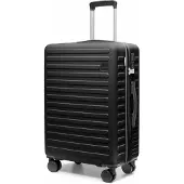 Puccini Koffer Middel 64cm Polycarbonaat Zwart TSA-sleuf
