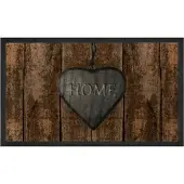 Hanse Home Deurmat Hart Bruin 45x75 cm