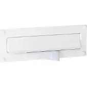 Burg wachter 32470 PORTA 796 W Brievenbusgleuf Aluminium, Plaatstaal Wit