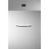 LUCE Design Hanglamp Axis, zwart, Woon-/ Eetkamer, metaal, Modern