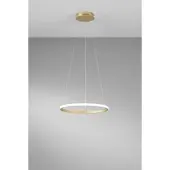 LUCE Design Hanglamp Axis, messing / goud, Woon-/ Eetkamer, metaal, Modern