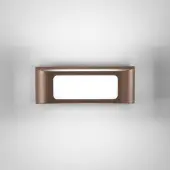 In.tec® LED-wandlamp buiten Desert, brons / oud-messing, Aluminium, Modern, LED wandlamp buiten