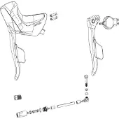 Sram Force E1 Axs Disc Linker Remhendel Met Schakelaar