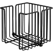 Aps URBAN servethouder, metaal, zwart (19 x 19 x 18 cm)