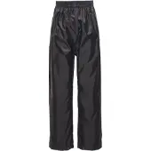Regatta kids broek Pack It zwart Regenbroek Jongens/Meisjes Polyamide Effen - maat 164
